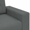 vidaXL Sofa 3 pcs Dunkelgrau 221 x 80 x 80 cm Leinenmischgewebe