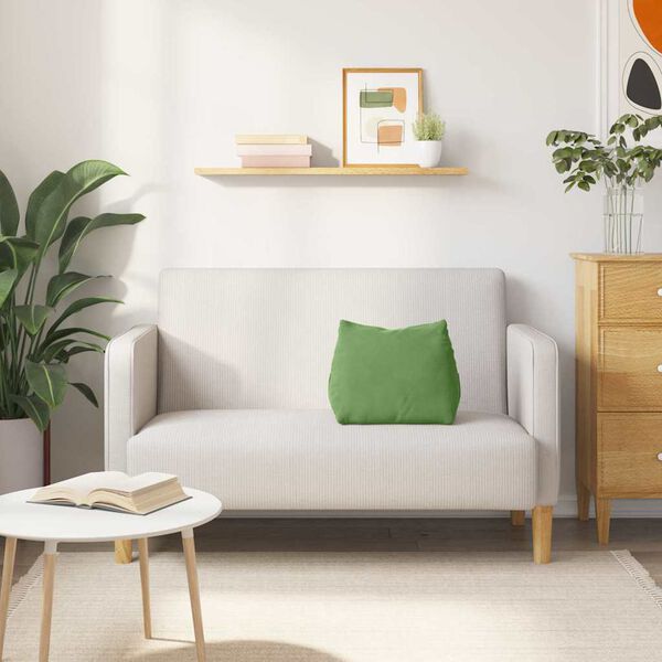 vidaXL R&uuml;ckenkissen Hellgr&uuml;n 45 x 20 x 35 cm Cordstoff