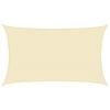 vidaXL Sonnensegel 160 g/m² Creme 5x8 m HDPE