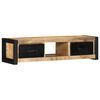 vidaXL TV-Schrank 100x30x25 cm Raues Massivholz Mango