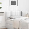 vidaXL Kopfteil Ohr Wei&szlig; 40,5 x 40,5 x 4 cm PVC