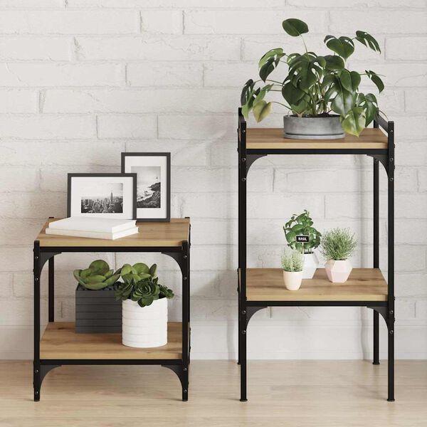 vidaXL Regalbrett 4 pcs Braun 40 x 40 x 1,5 cm Holzwerkstoff