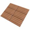 vidaXL Terrassenfliese 6 pcs Braun 60 x 30 cm WPC