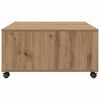 vidaXL Couchtisch Artisan-Eiche 75 x 75 x 38 cm Holzwerkstoff