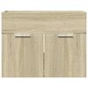 vidaXL Waschbeckenunterschrank Sonoma-Eiche 60x38,5x46cm Holzwerkstoff