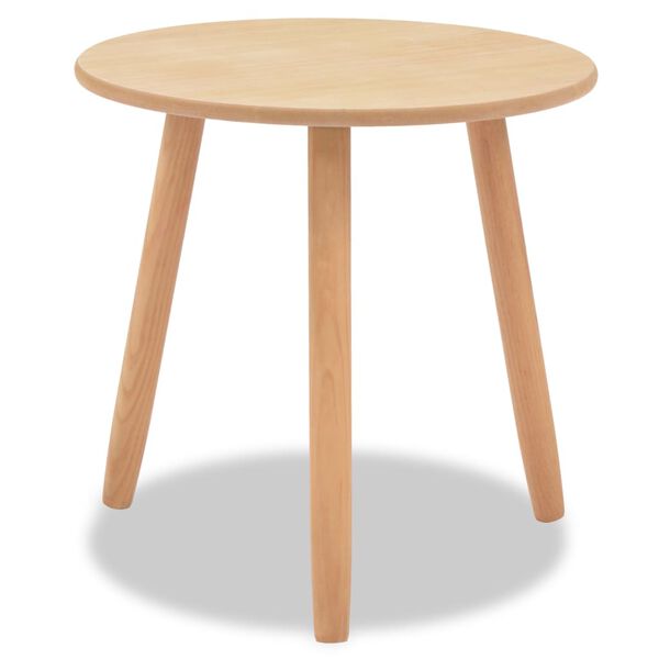 vidaXL Beistelltisch Set 2 Stk. Kiefernholz Massiv Braun