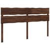 vidaXL Kopfteil mit Live Edge ROSTOCK Dunkelbraun 180 cm
