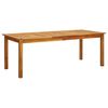 vidaXL Gartentisch 200x90x74 cm Akazie Massivholz