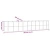 vidaXL Hochbeet Verzinkter Stahl 396x100x68 cm Braun