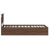 vidaXL Bettrahmen Braun Eichen-Optik 120 x 200 cm Holzwerkstoff