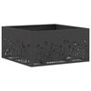 vidaXL Feuerstelle Schwarz 60 x 60 x 30 cm Stahl
