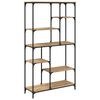 vidaXL B&uuml;cherregal 5 Ebenen 99 x 35,5 x 176 cm Holzwerkstoff