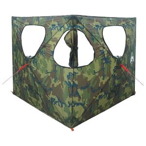 vidaXL Huntingzelt Tarnung 145 x 145 x 150 cm Polyester und Stahl