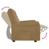 vidaXL 2-Sitzer Massagesessel Taupe Mikrofaser-Gewebe