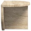 vidaXL Wandregal 2 pcs Sonoma-Eiche 38 x 19 x 19 cm Holzwerkstoff