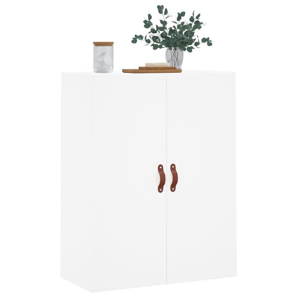 vidaXL Wandschrank Wei&szlig; 69,5x34x90 cm