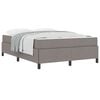 vidaXL Boxspringbett Taupe 160 x 200 cm Stoff