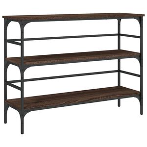 vidaXL Konsolentisch Braun Eichen-Optik 100x32x75 cm Holzwerkstoff