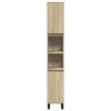 vidaXL Badschrank Sonoma-Eiche 30x30x190 cm Holzwerkstoff