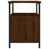 vidaXL Nachttische 2 Stk Braun Eichen-Optik 34x35,5x50cm Holzwerkstoff