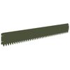 vidaXL Raseneinfassung 30 pcs 103 x 15 cm Stahl Olivgr&uuml;n