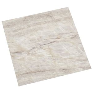 vidaXL Selbstklebende Bodenplanken 30,5 x 30,5 cm 20 pcs PVC Beige