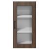 vidaXL K&uuml;chenschrank Braun Eichen-Optik 40 x 31 x 80 cm Holzwerkstoff