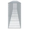 vidaXL Gabione mit Deckel 700x50x100 cm Verzinktes Eisen