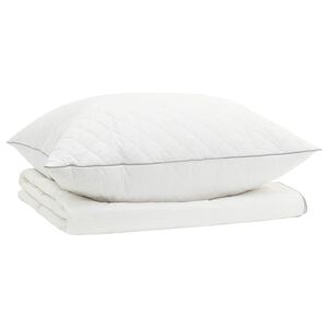 vidaXL 90% G&auml;nsedaunen Bettw&auml;sche-Set FULDA 2 stk. 137 x 200 cm Sommer