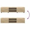 vidaXL TV-Schrankset mit Schubladen FLORIN Sonoma-Eiche Holzwerkstoff