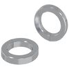 vidaXL Federunterlage 2 stk. Wei&szlig; 13 x 1 mm Eisen