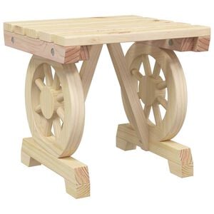 vidaXL Garten-Fu&szlig;hocker 40x36,5x38,5 cm Massivholz Tanne