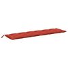 vidaXL Gartenbank-Auflage Melange Rot 200x50x7 cm Stoff