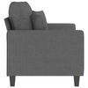 vidaXL 2-Sitzer-Sofa Dunkelgrau 120 cm Stoff