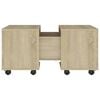vidaXL Couchtisch Sonoma-Eiche 60x60x38 cm Holzwerkstoff