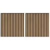 vidaXL Wandpaneele 2 Stk. 60,5 x 60 cm Natur