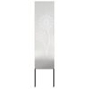 vidaXL Garten Sichtschutz-Leinwand Silber 32 x 140 cm Edelstahl