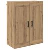 vidaXL Highboard 2 pcs Artisan-Eiche Holzwerkstoff
