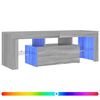 vidaXL TV-Schrank mit LED-Leuchten Grau Sonoma 120x35x40 cm