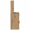 vidaXL Highboard Artisan-Eiche 40 x 40,5 x 135 cm Holzwerkstoff