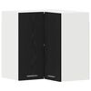 vidaXL H&auml;ngeschrank Lyon Schwarz Eichen-Optik 57 x 57 x 60 cm