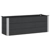 vidaXL Hochbeet Schwarz 150 x 50 x 54 cm alu.