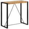 vidaXL Bartisch 110x55x110 cm Massives Raues Mangoholz