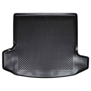 vidaXL Kofferraummatte Schwarz Gummi