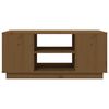 vidaXL Couchtisch Honigbraun 90x49x40,5 cm Massivholz Kiefer