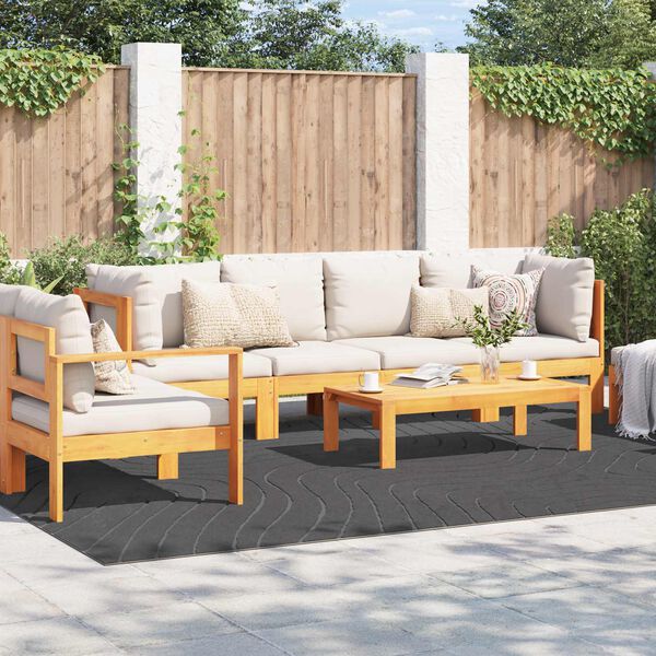 vidaXL Bereichsteppiche Rechtwinklig Anthrazit 280 x 200 cm