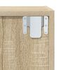 vidaXL TV-Wandschrank Sonoma-Eiche 37x37x107 cm Holzwerkstoff