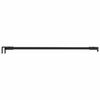vidaXL Duschwand Stabilisierungsstange 57,5 cm f&uuml;r 68/ mm Glas Schwarz