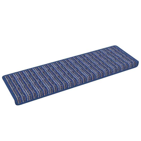 vidaXL Selbstklebende Treppenschoner 15 pcs Blau 65 x 21 x 4 cm