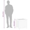 vidaXL Gartenbox 60x50x58 cm Massivholz Teak